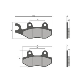 BRAKE PADS pastillas de freno