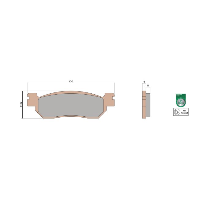 BRAKE PADS MHR SYNT pastillas de freno homologadas