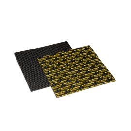 2 PLANCHAS 100x100 mm de CARBONO esp.0,30 mm