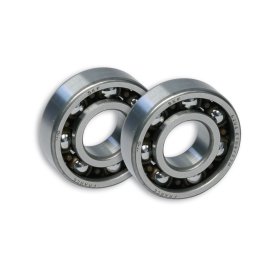 2 COJINETES de BOLAS Ø 20x47x14 (C4) para CIGÜEÑAL moto DERBI-scooter MIN./YAM.5