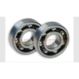 2 COJINETES de BOLAS Ø 20x47x14 (C3H) para CIGÜEÑAL moto DERBI-scooter MIN./YAM.